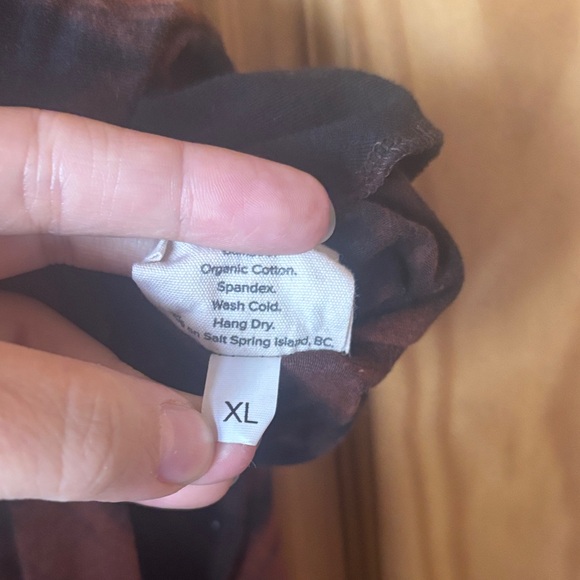 Black and Brown shibori Maxi Dress - Picture 6 of 7